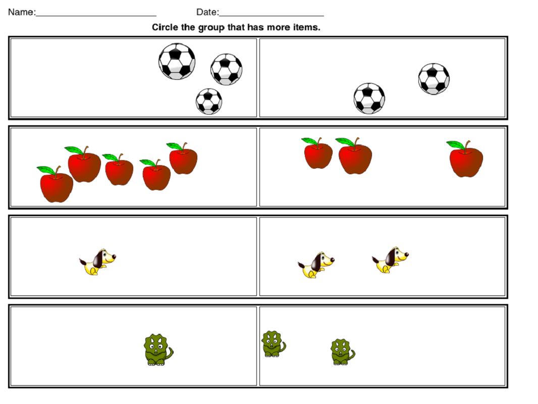 math worksheets images with pictures