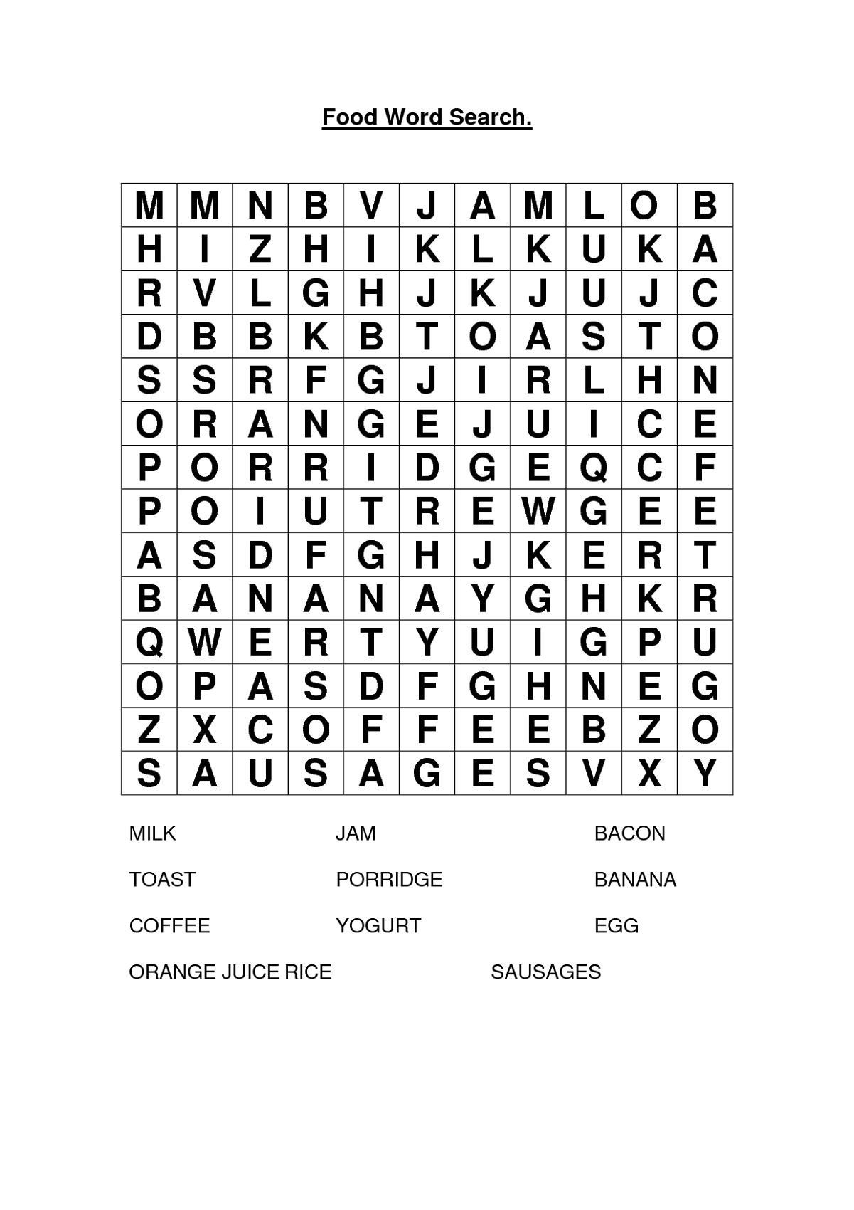 fast-food-word-search-monster-word-search