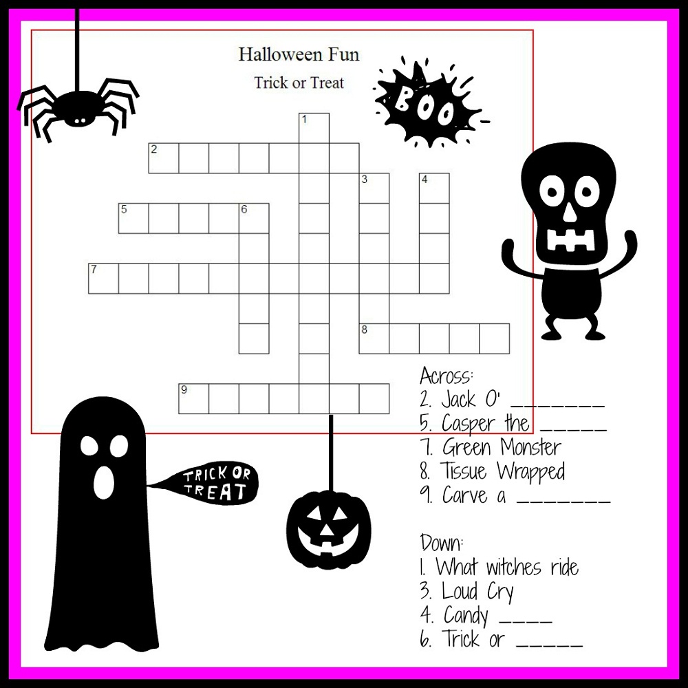 Free Crosswords for Kids | Activity Shelter