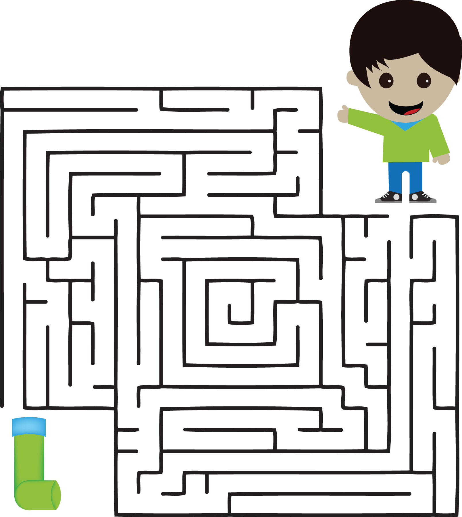 Free Kids Mazes Activity Shelter