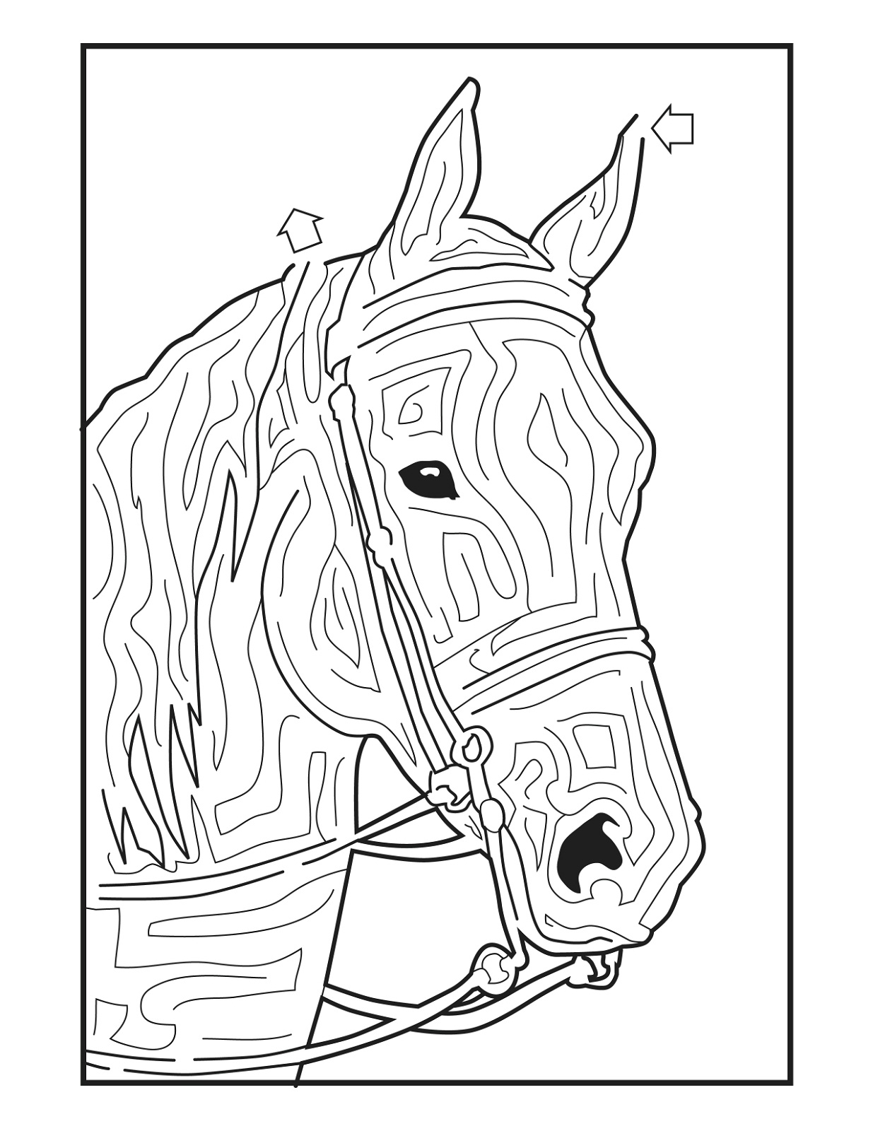 horse-activities-for-kids-maze