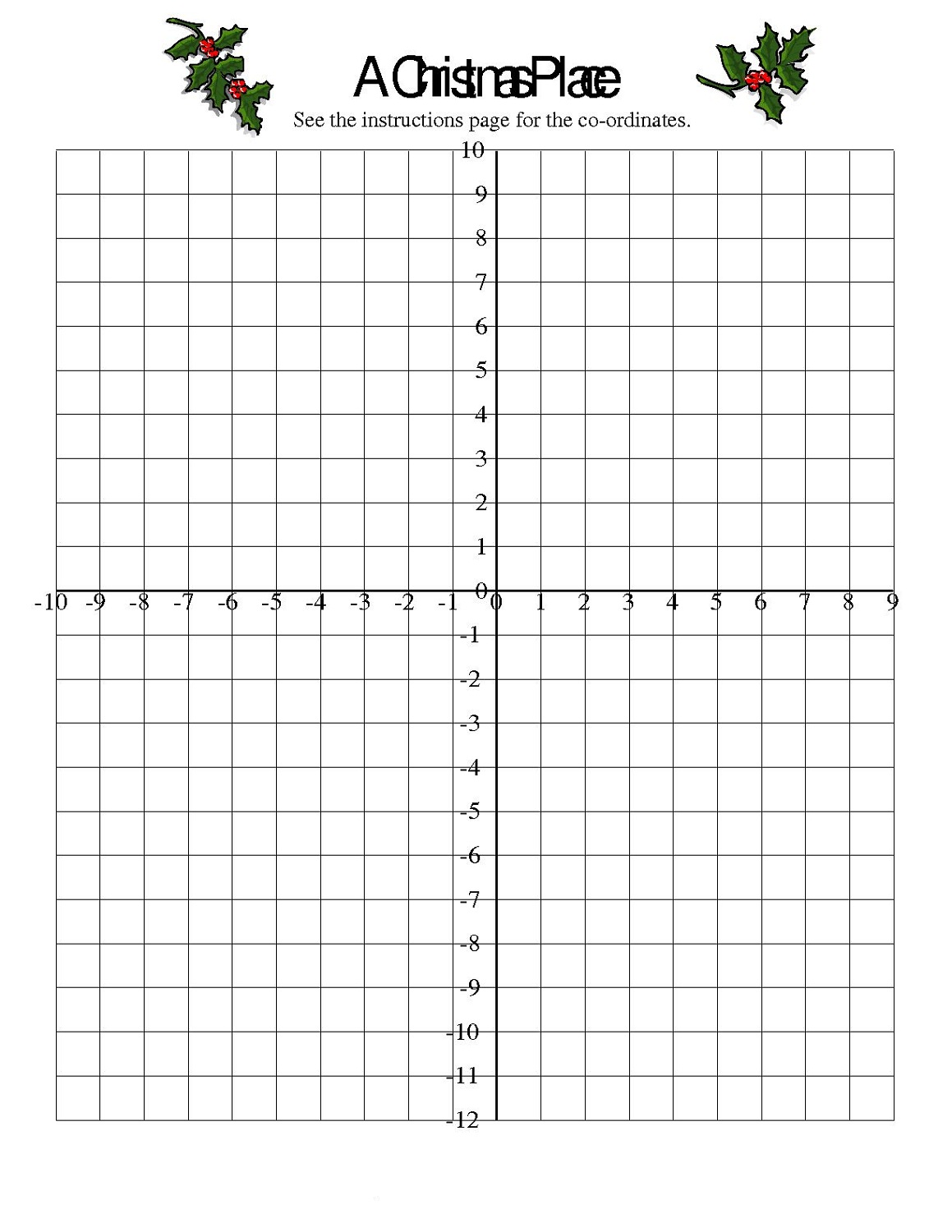 Free Math Grid Worksheets Activity Shelter