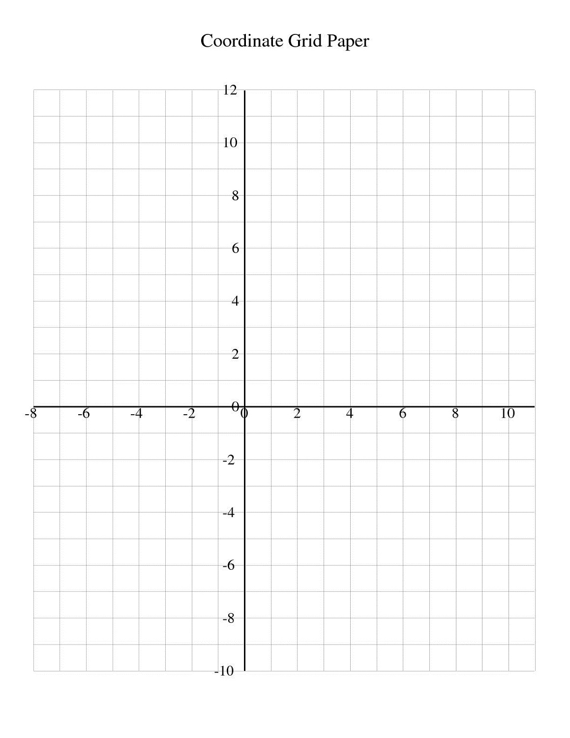 Free Math Grid Worksheets | Activity Shelter