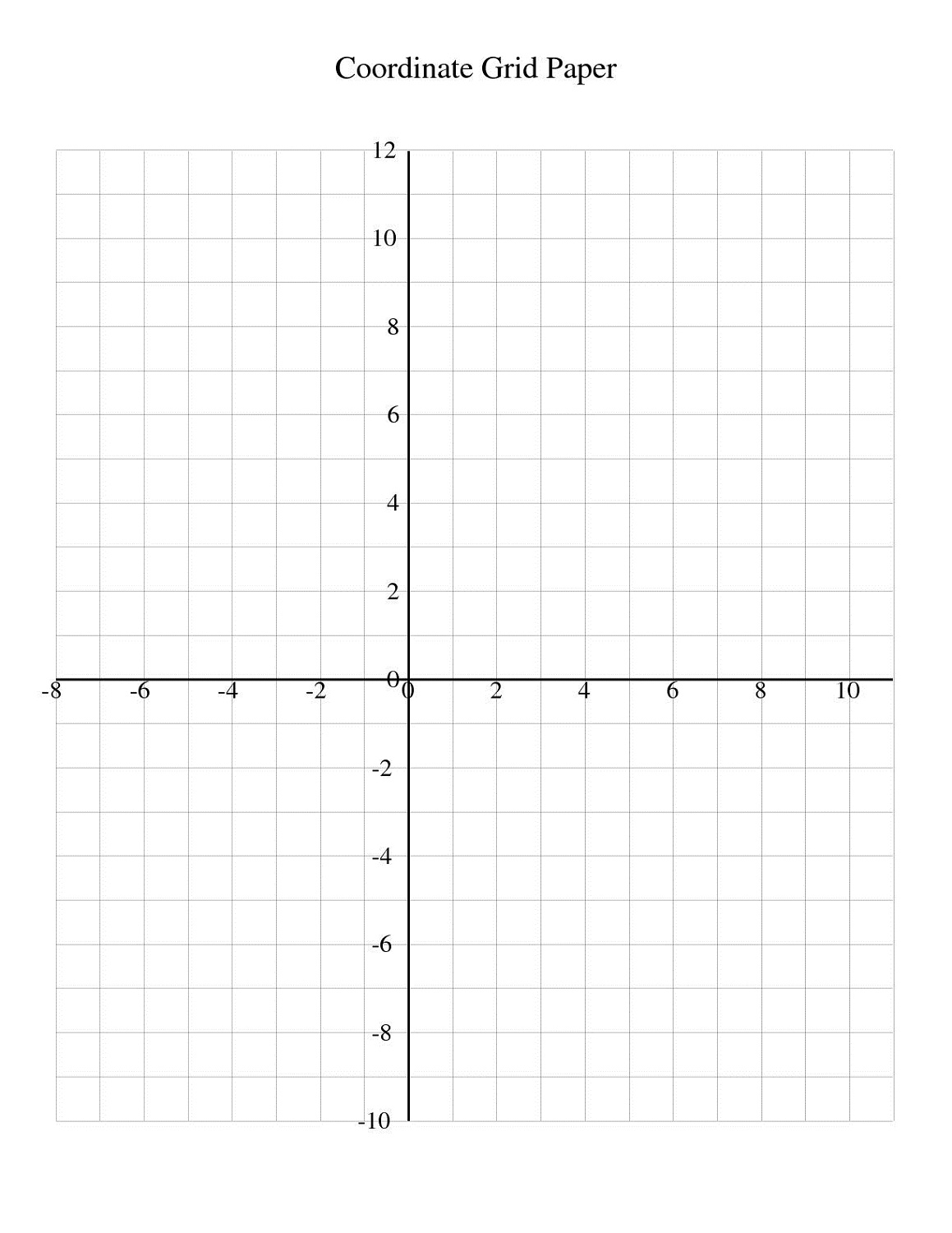 Free Math Grid Worksheets Activity Shelter