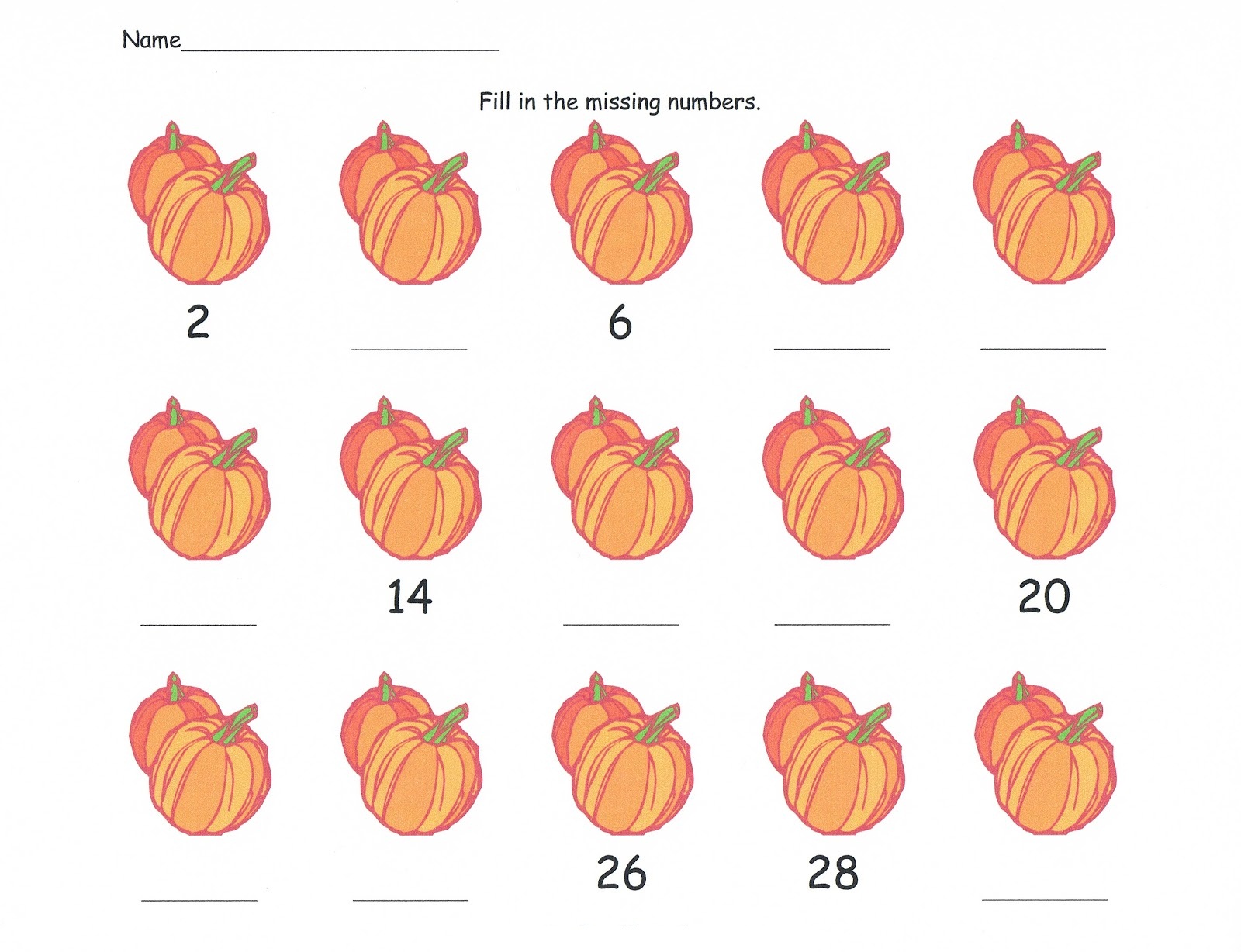 Skip Count by 2 Worksheets | Activity Shelter