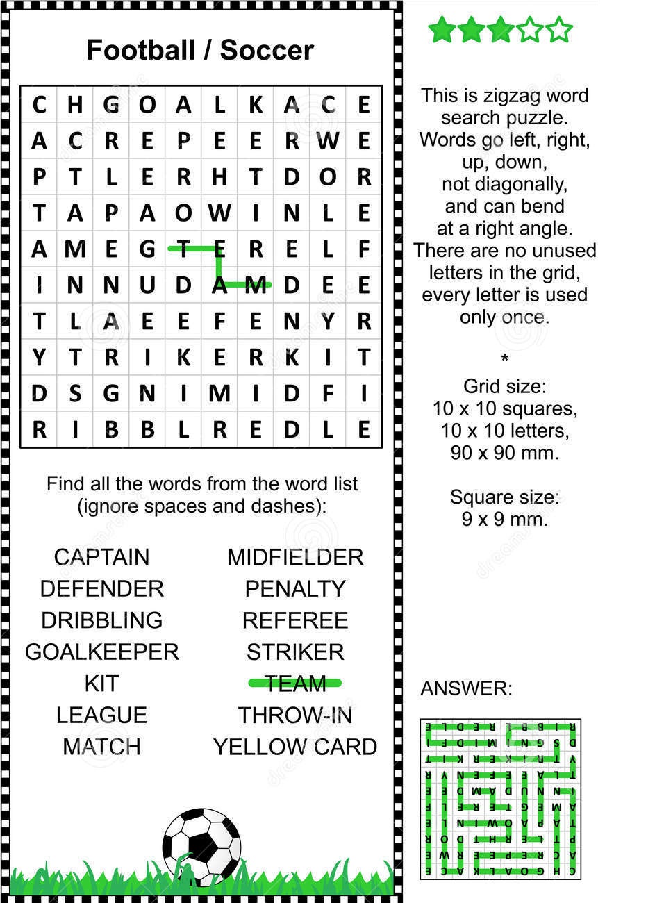 Printable Soccer Word Search Activity Shelter