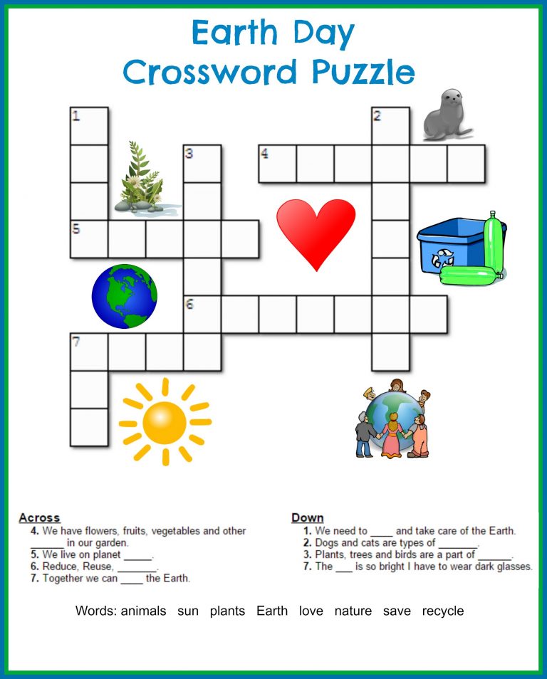 Printable Crosswords Puzzles Kids | Activity Shelter