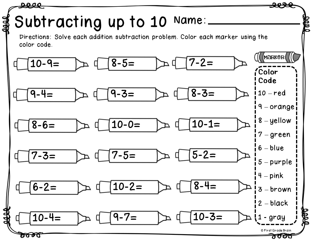 free-fun-math-worksheets1st-grade
