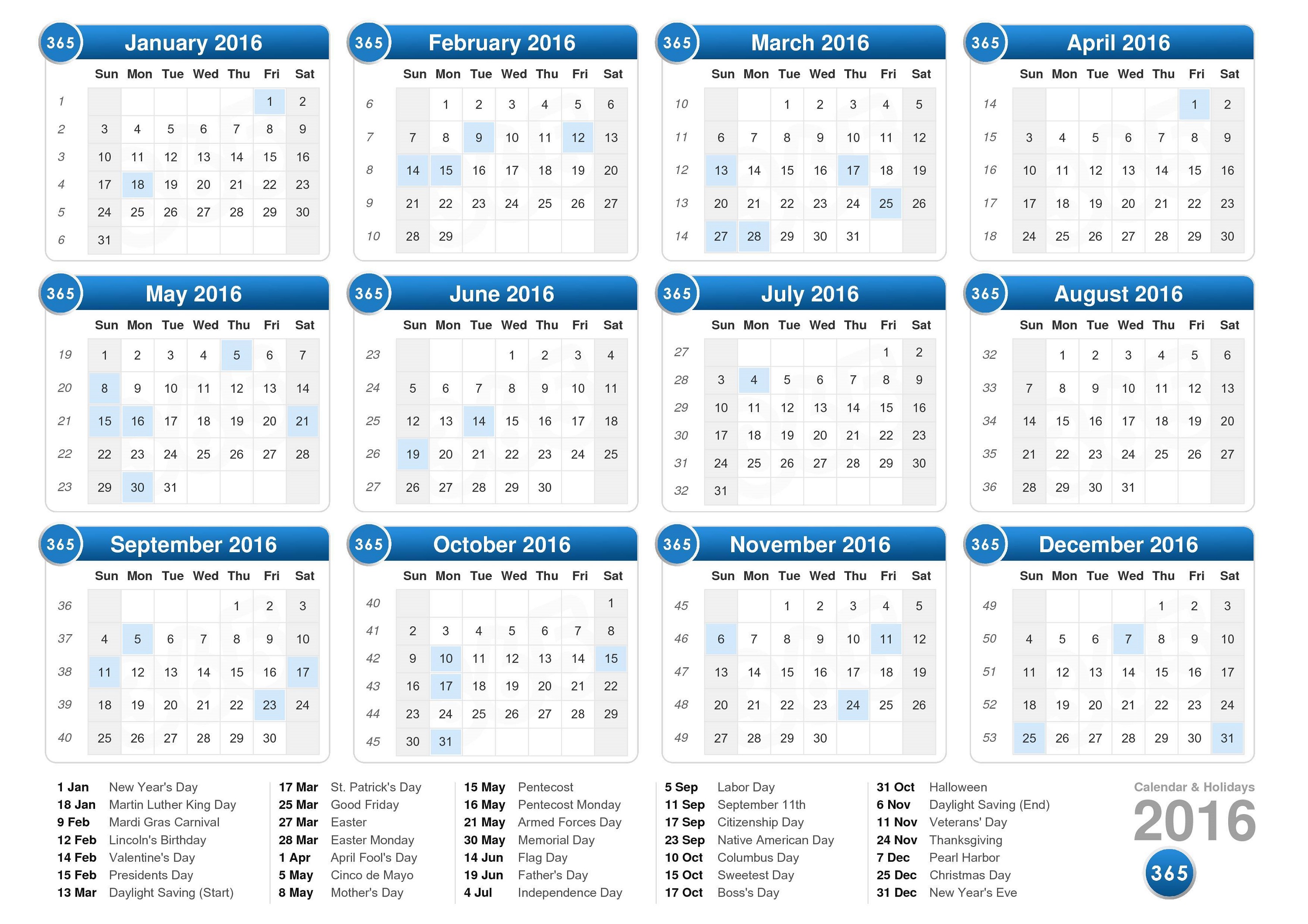 free printable calendars monthly