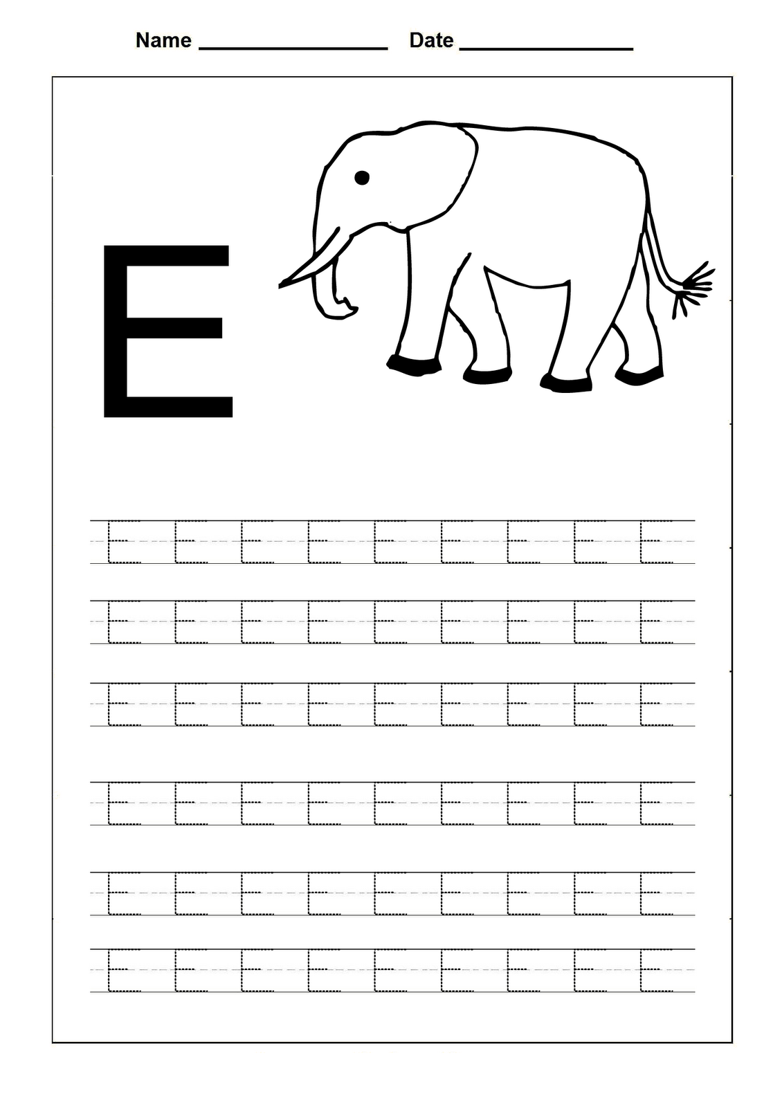 Free Printable Alphabet Tracing Pages