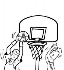 Free Basketball Color Pages | Activity Shelter