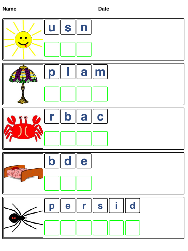 Easy Word Scramble