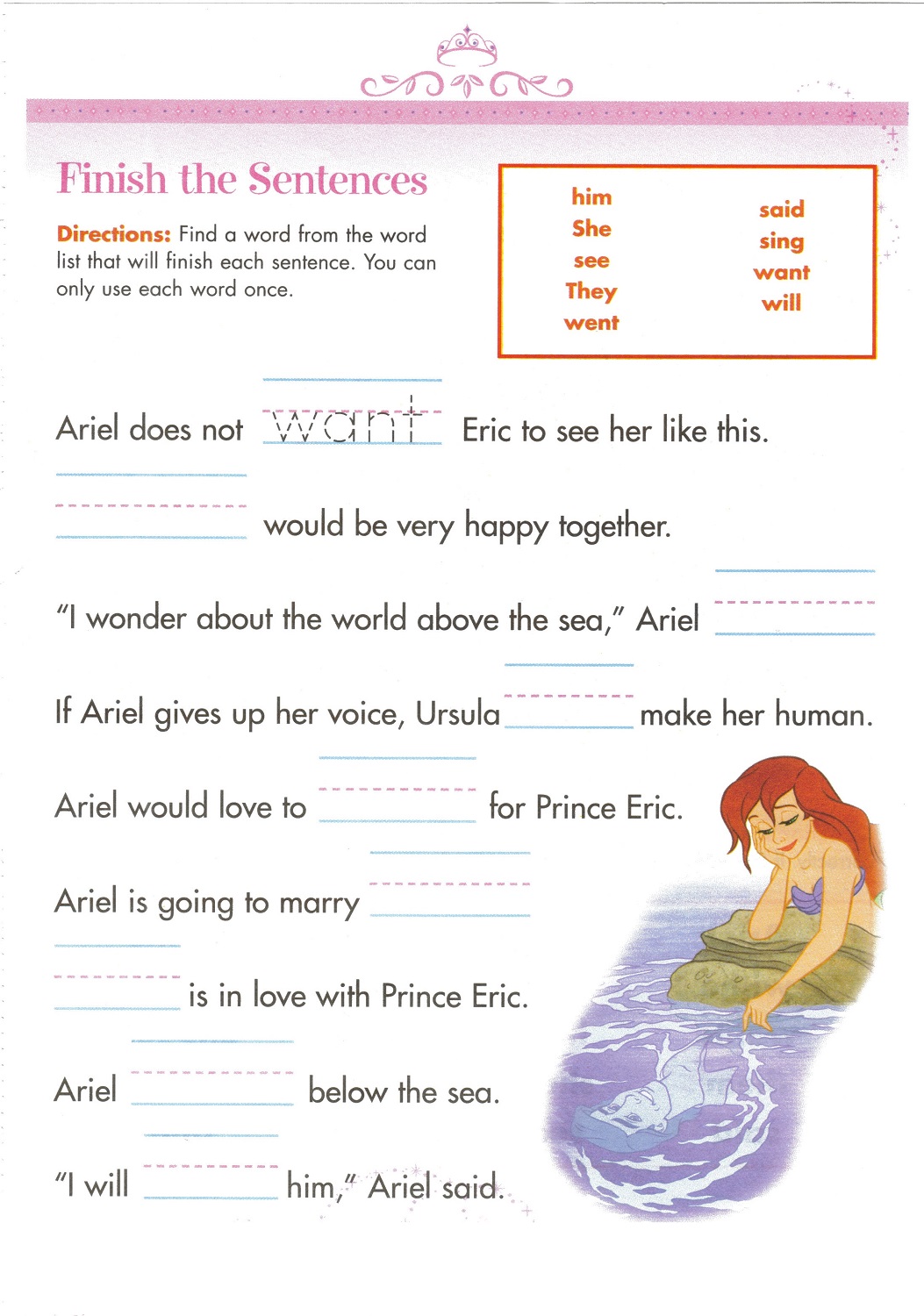 Learning Worksheets For Preschool