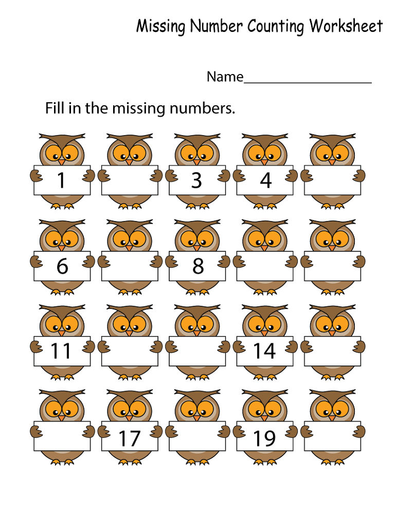 math-numbers-worksheets-owl