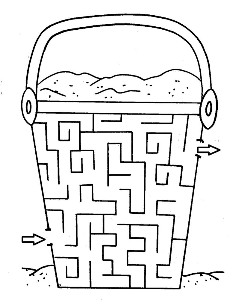 Printable Maze for Children Activity Shelter
