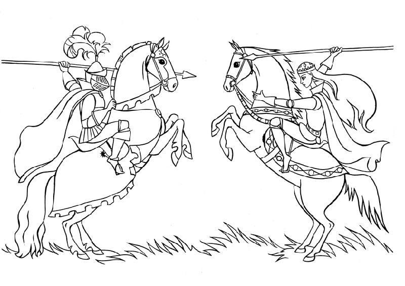 medieval-times-worksheets-horse