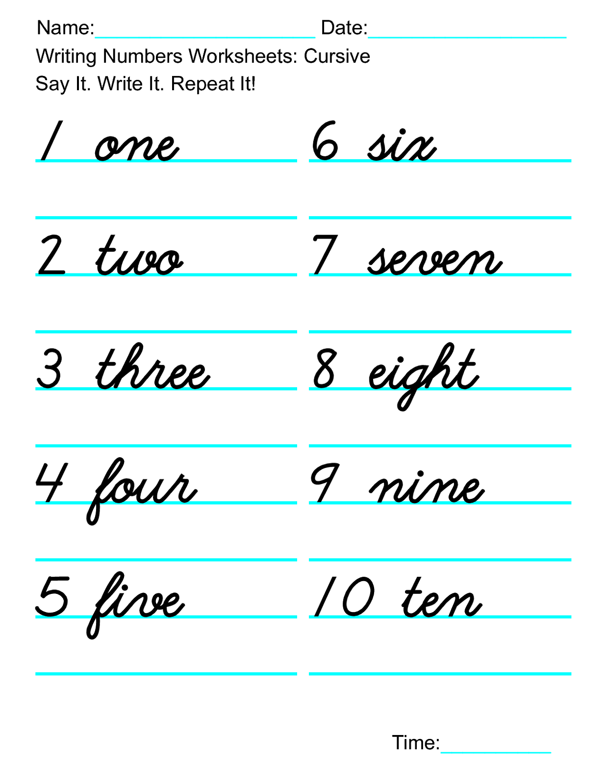 cursive-numbers-worksheets