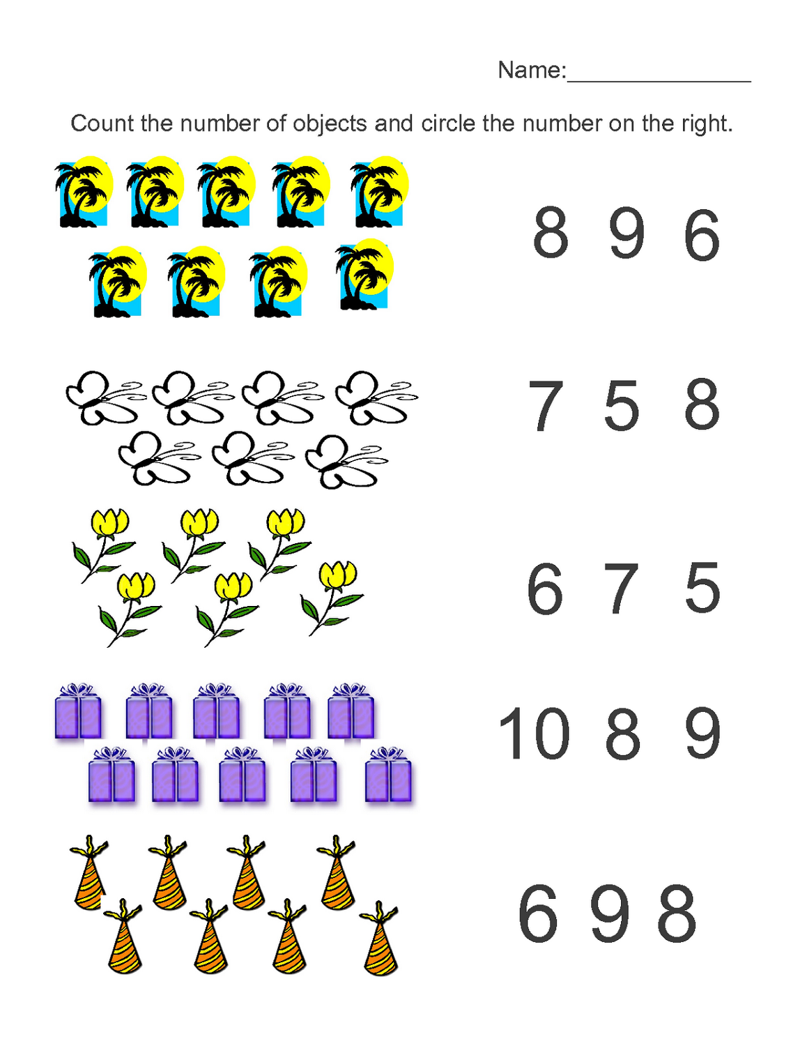 numbers-1-20-worksheets-object