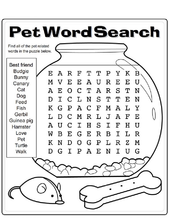 Free Animal Word Search Pdf Free Printable Templates