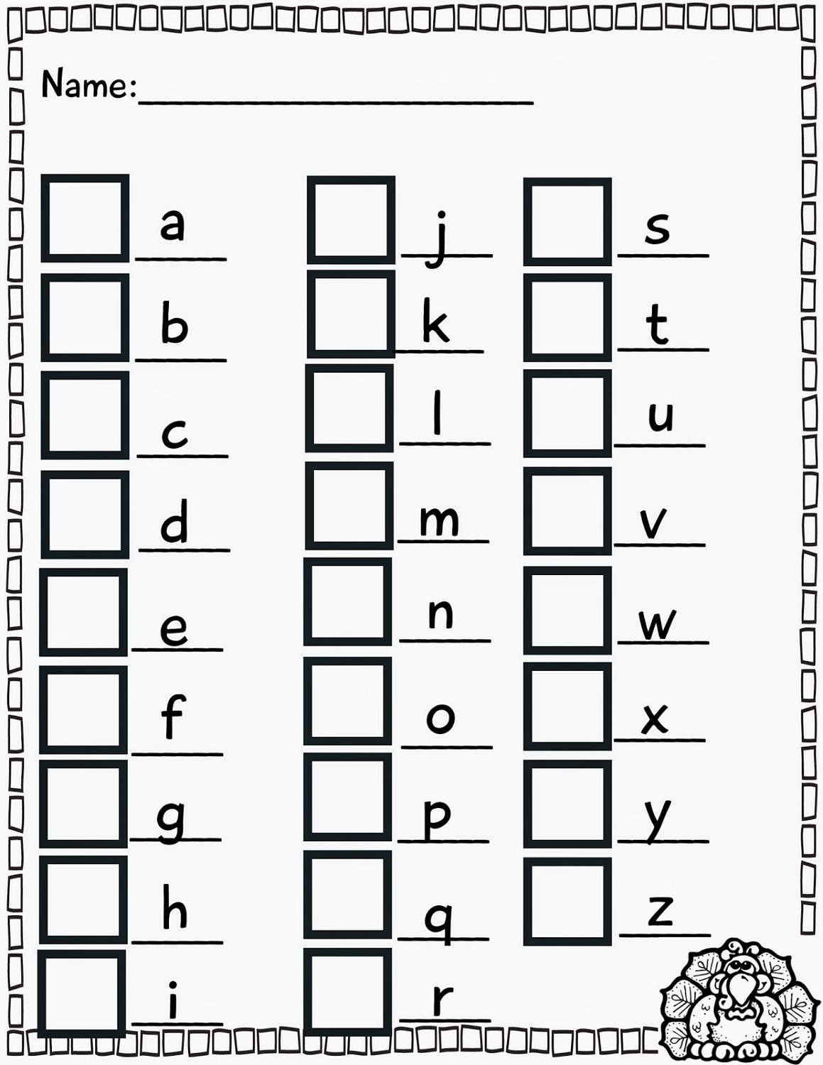 Match Upper And Lower Case Letter Worksheet