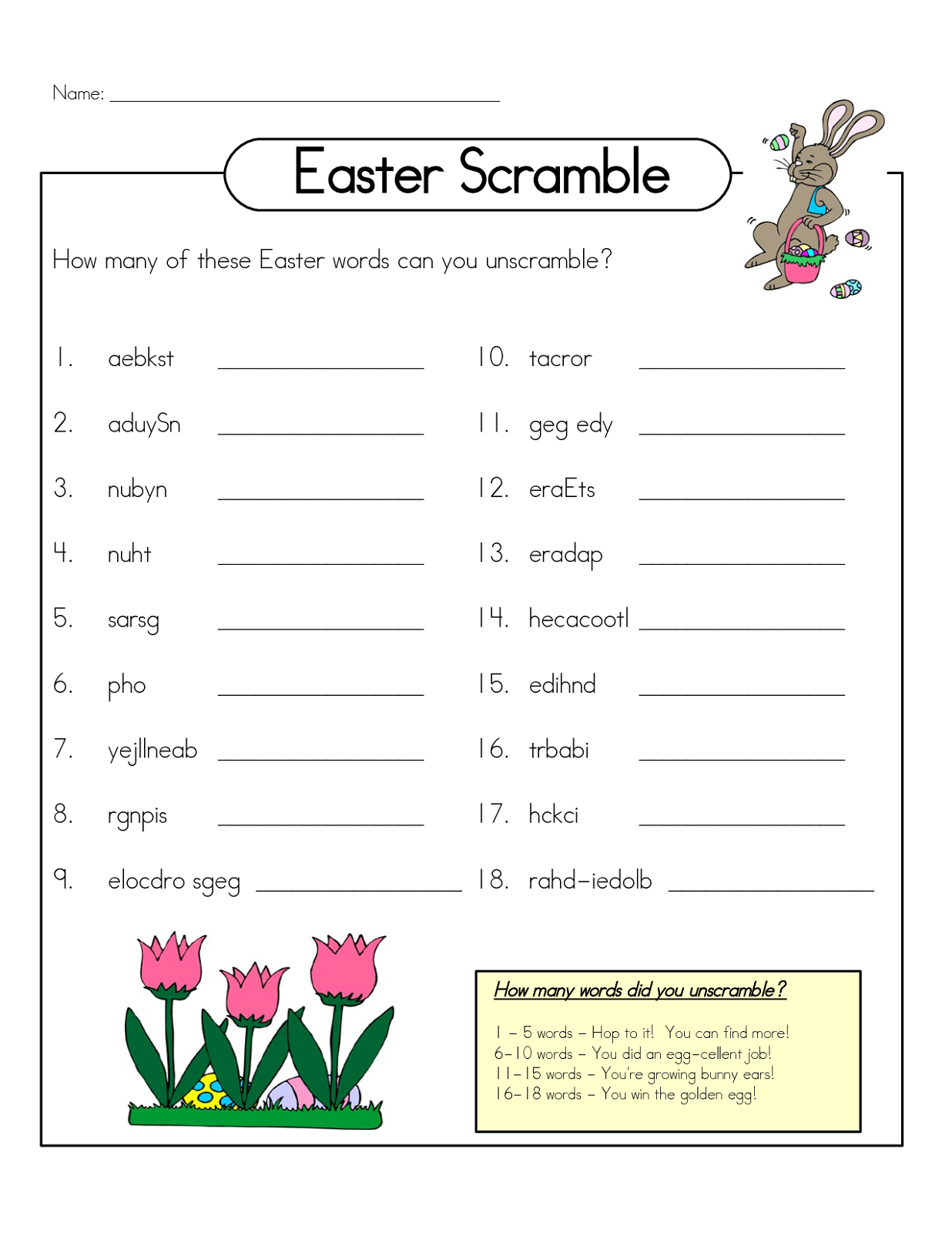 word-scramble-worksheet-easter