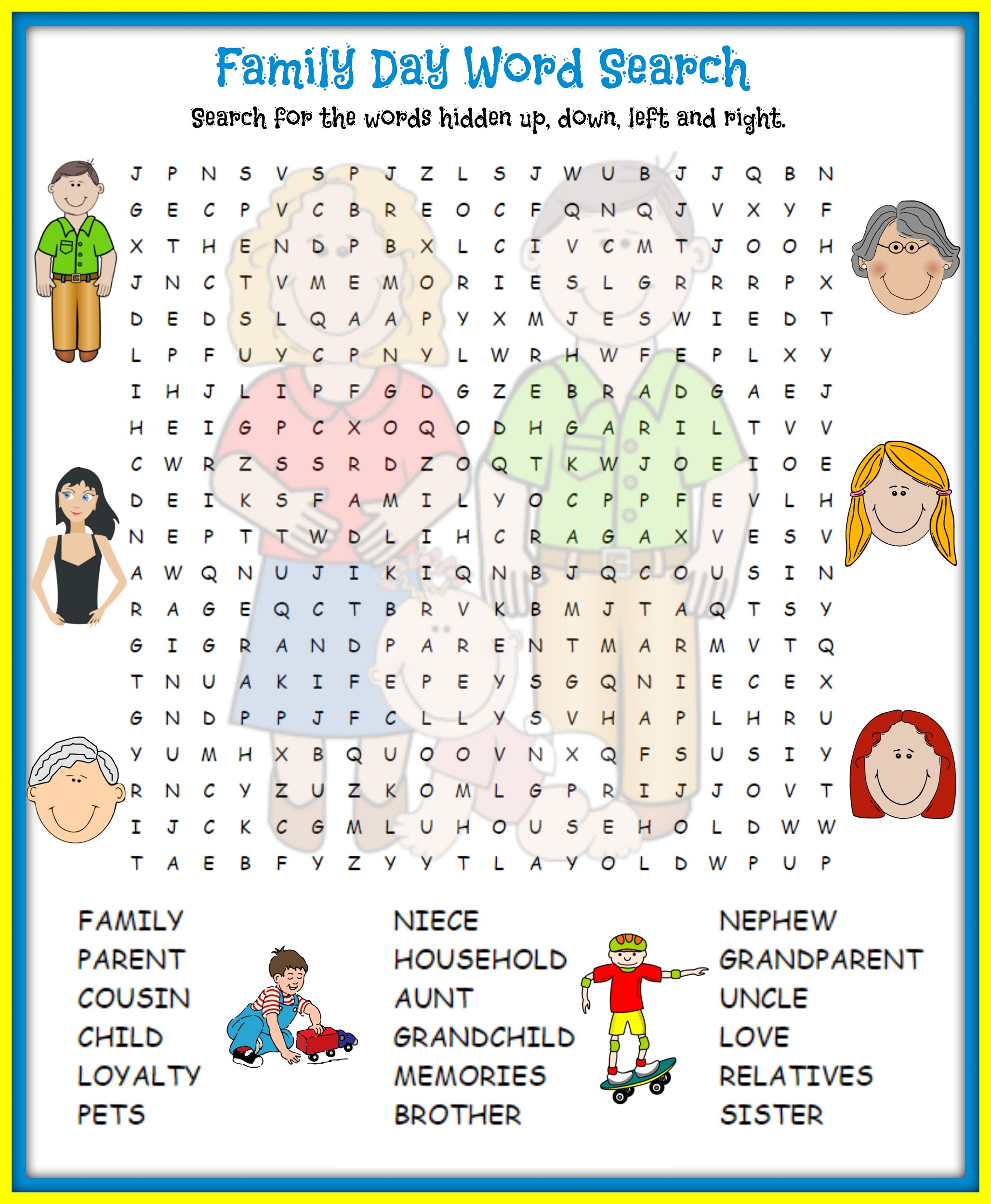 Free and Printable Word Search Kids | Activity Shelter