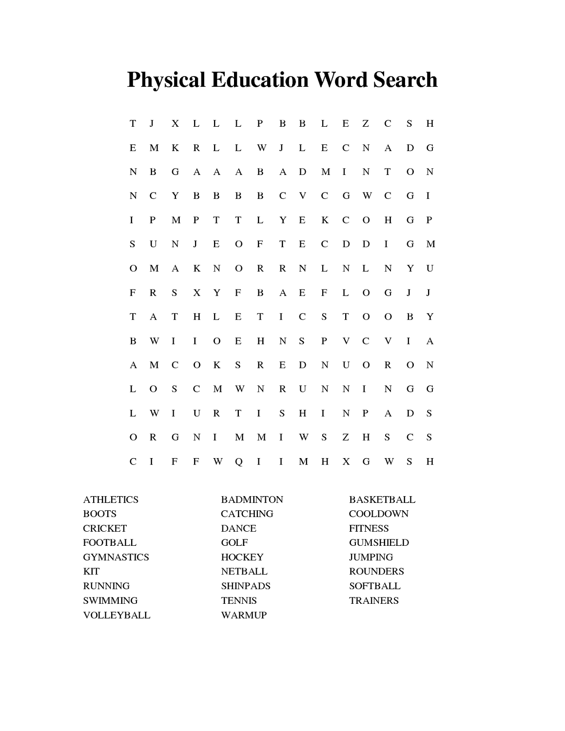 word-search-sports-physical