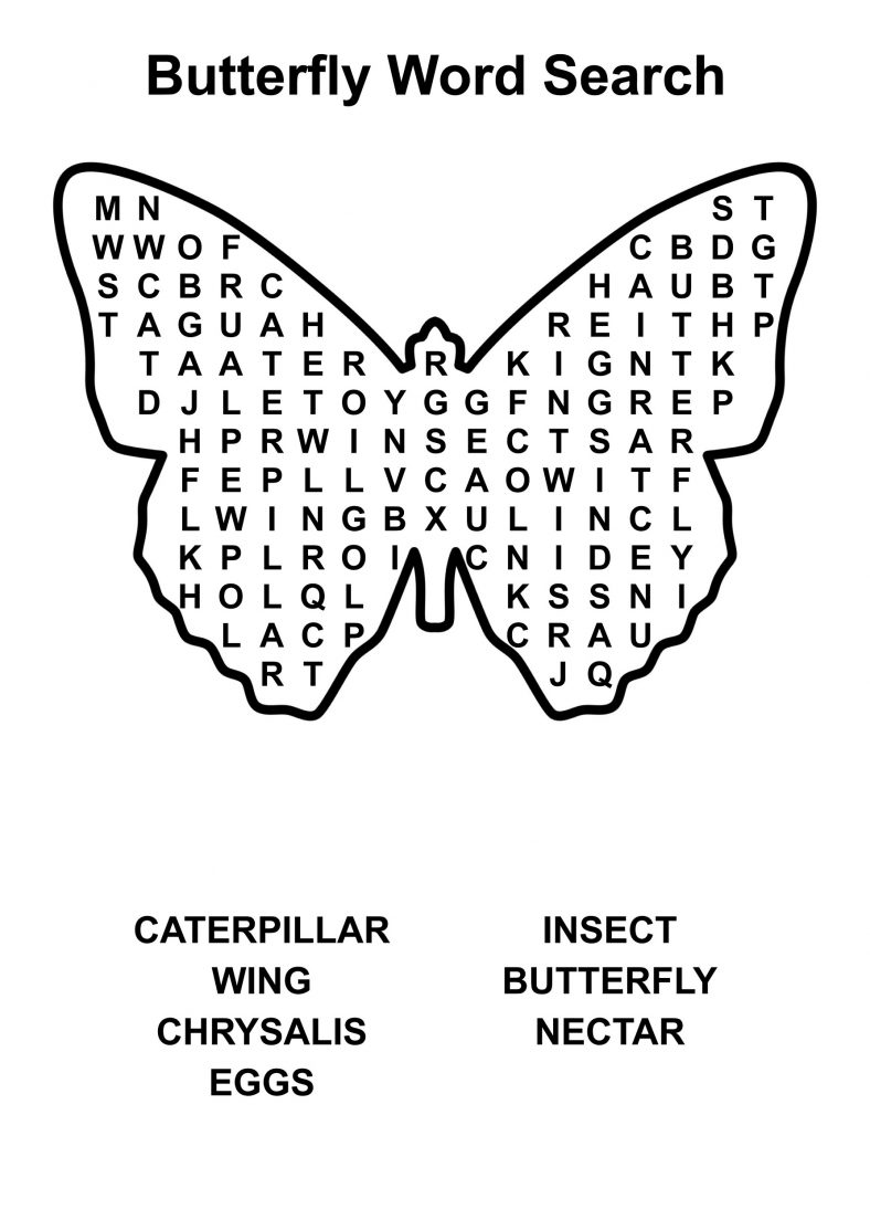 Free Easy Word Searches For Kids Activity Shelter