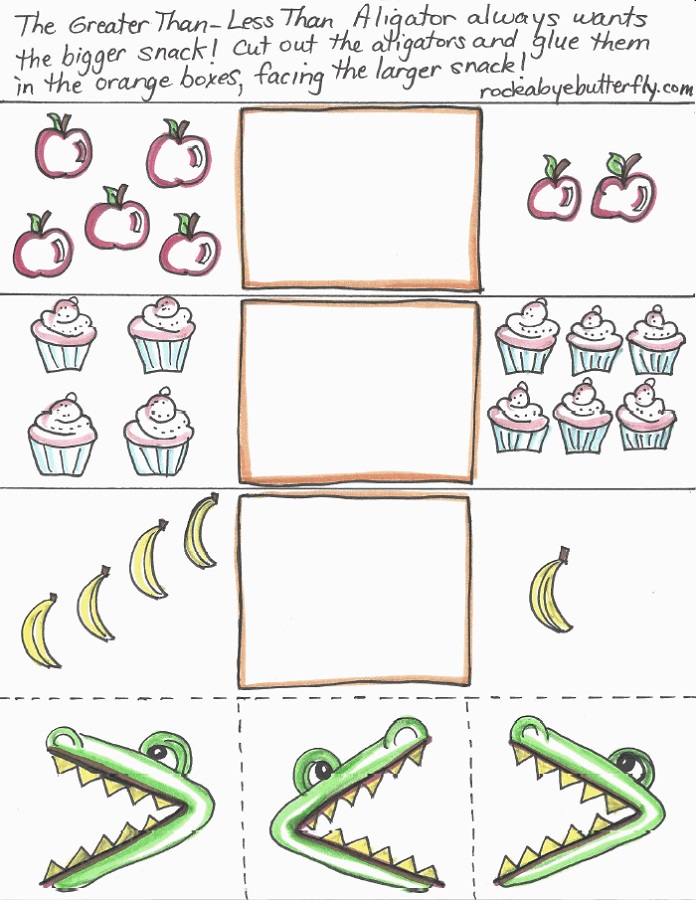 More And Less Worksheets Activity Shelter