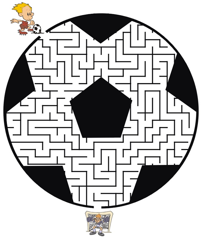 soccer-worksheets-for-kids-maze