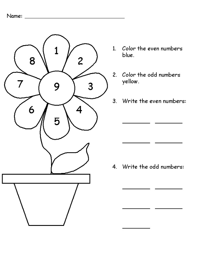 Even Odd Worksheets | Activity Shelter