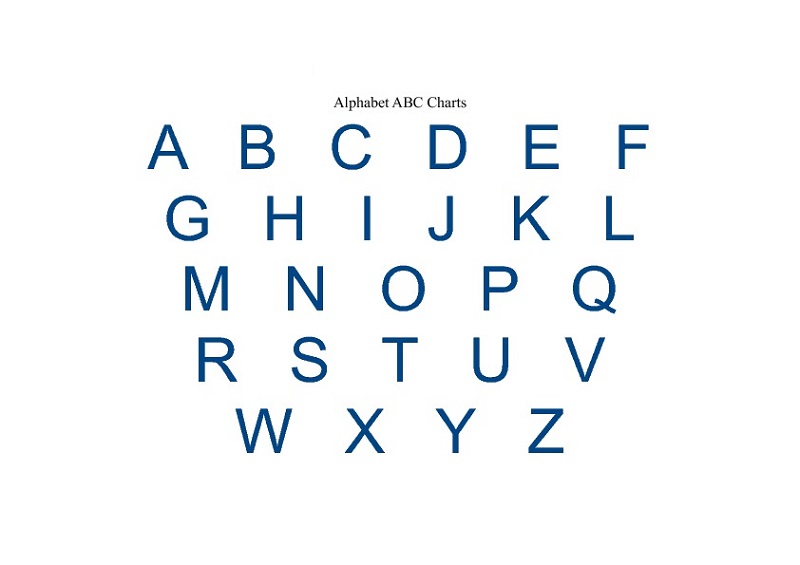 free alphabet chart for kids