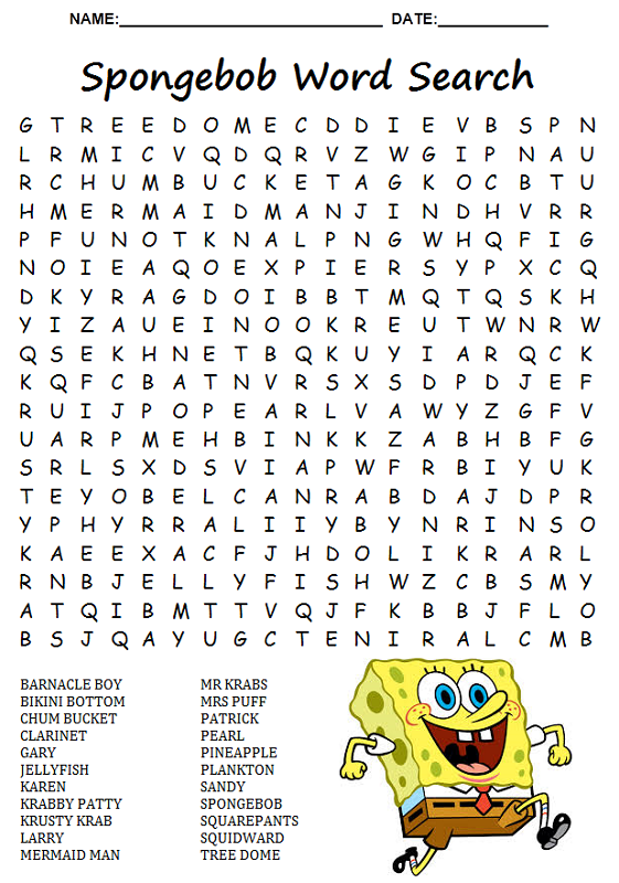 Word Puzzles For Kids Printables