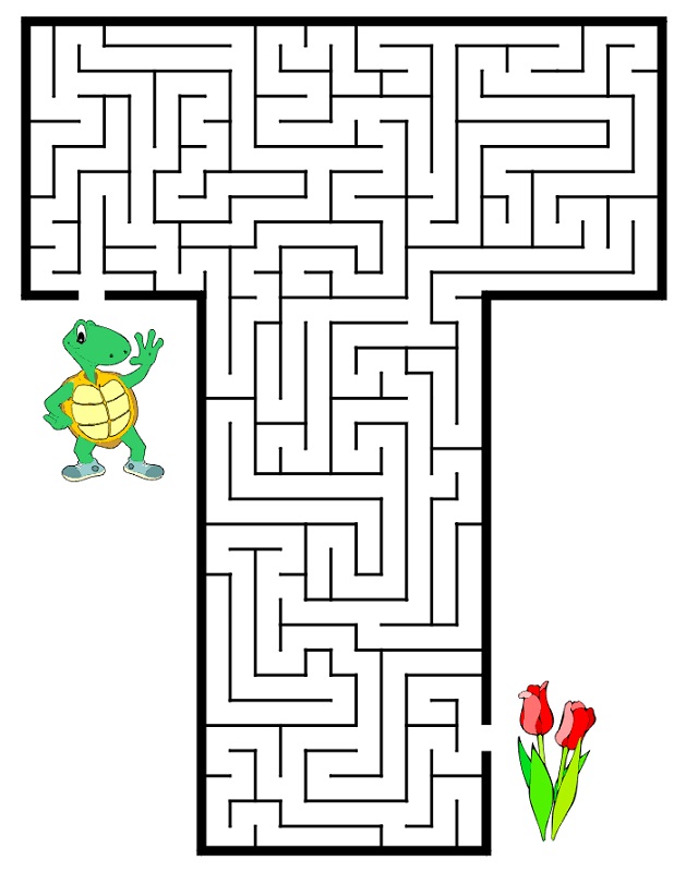 mazes for kids easy