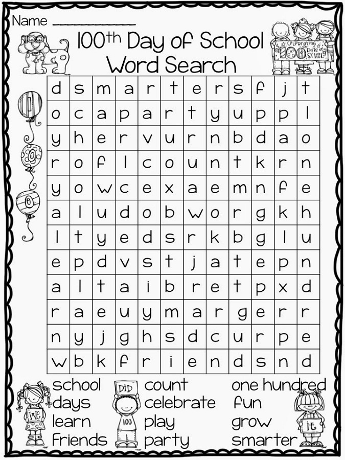 simple word search school