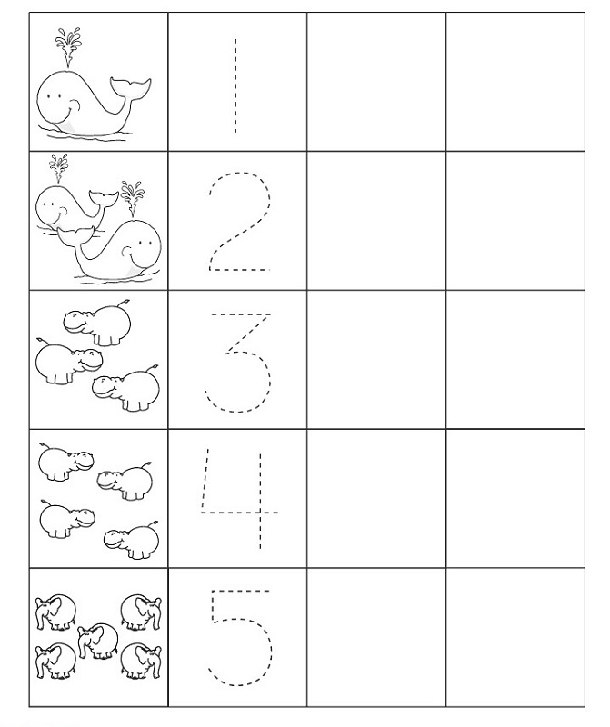 traceable numbers worksheets write