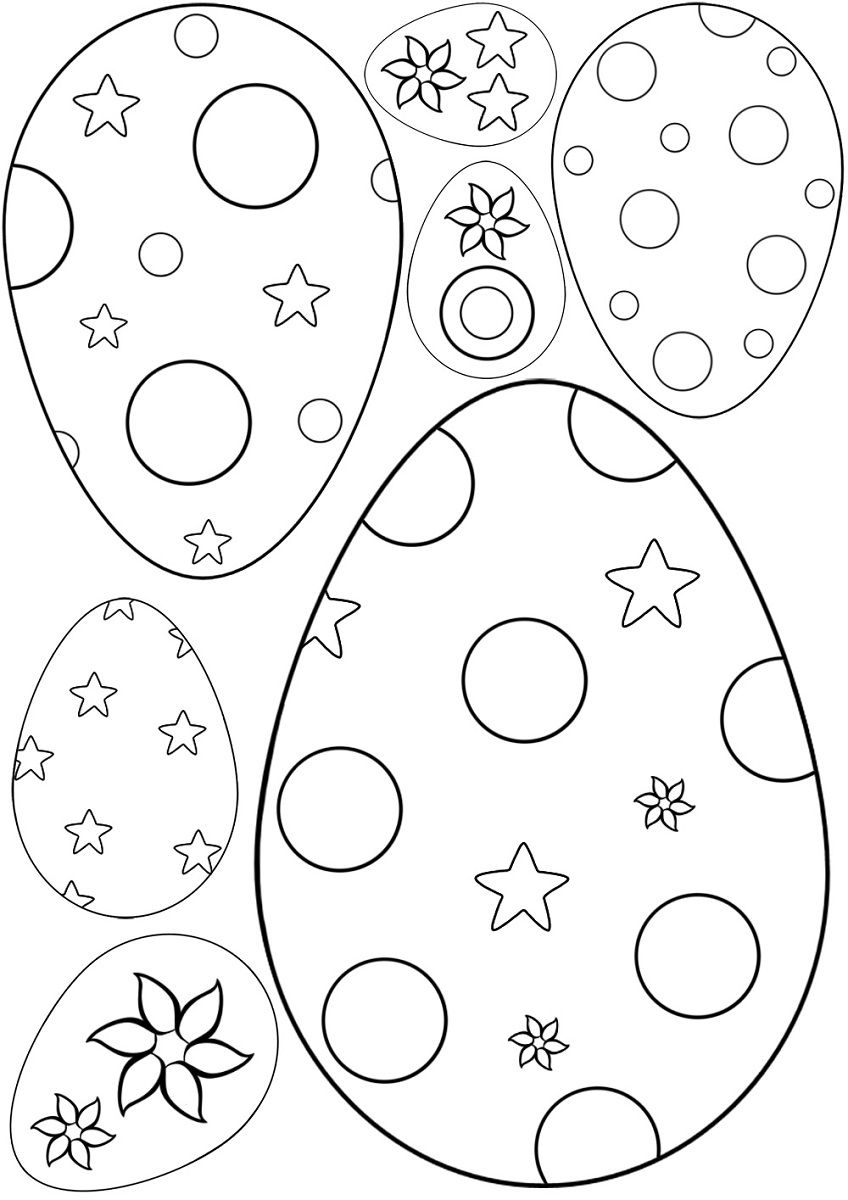 Easter Egg Template Printable