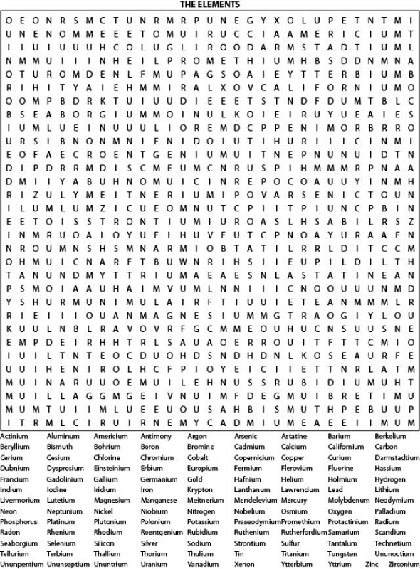 jumbo word search element