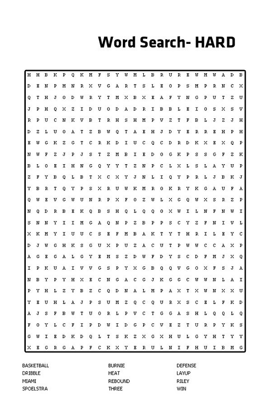 nba word search to print activity shelter