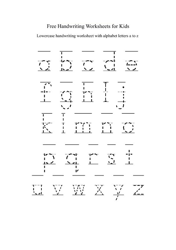 Traceable Alphabet Worksheets A-Z | Activity Shelter