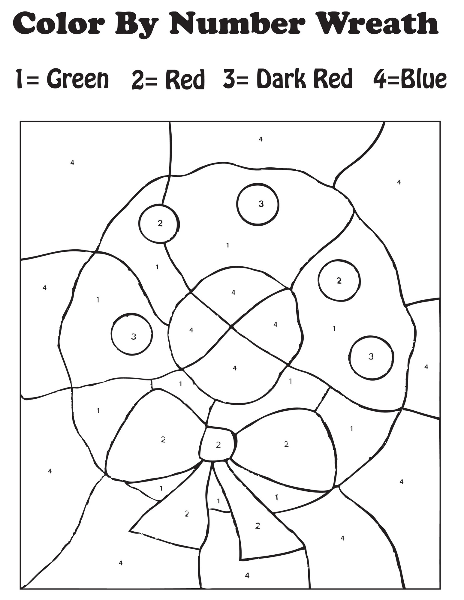 color by number sheets free