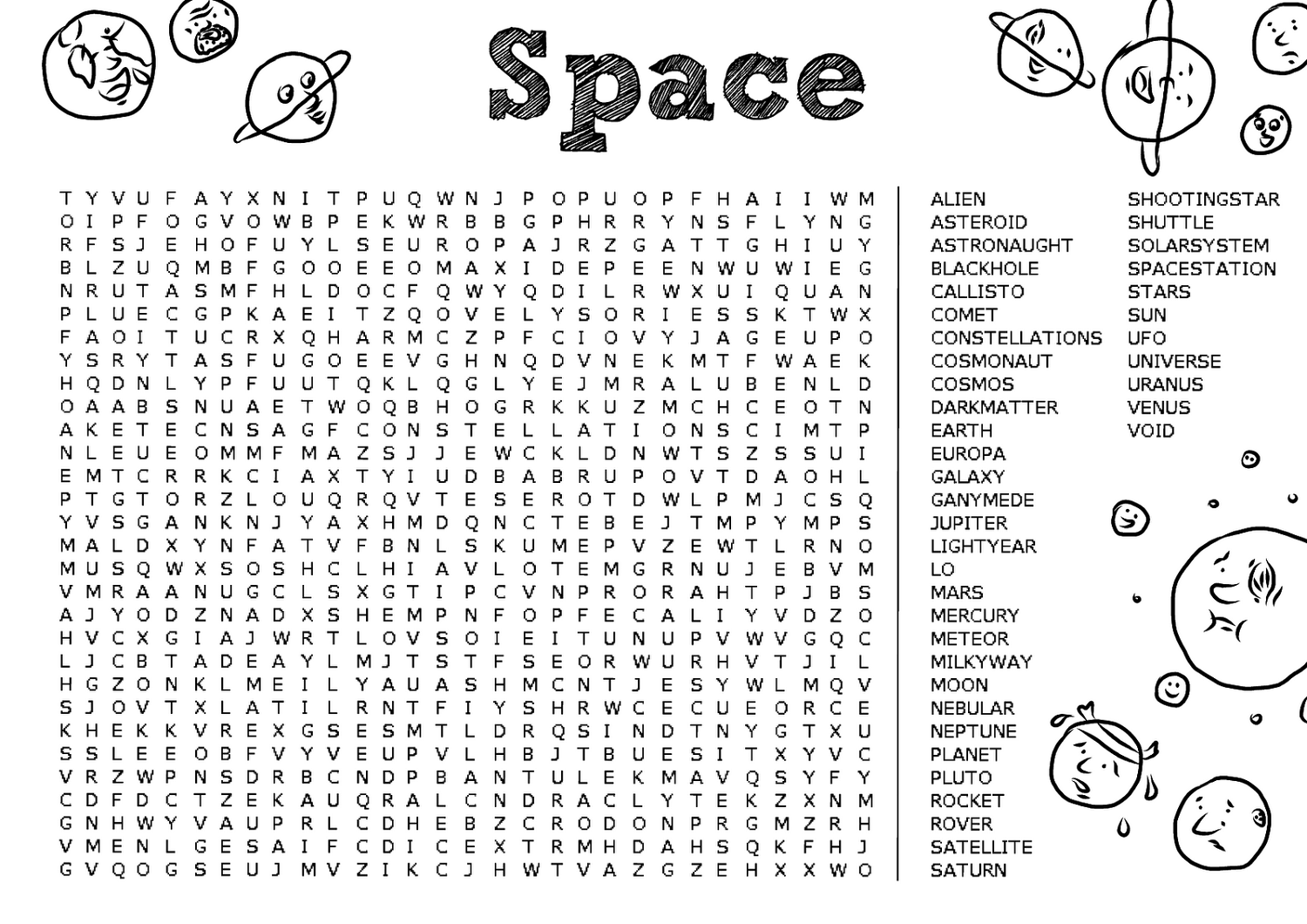 Fun Word Searches to Print | Activity Shelter