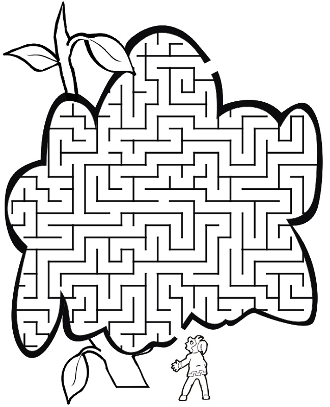 jack and the beanstalk worksheets maze