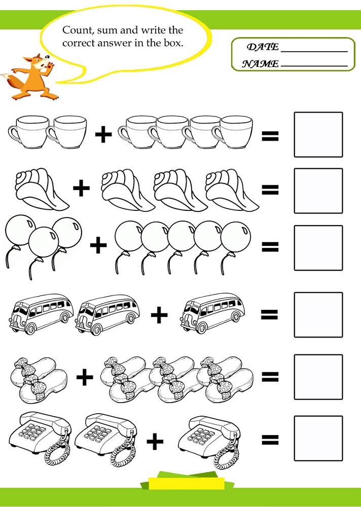 Math Worksheets Fun to Print Activity Shelter