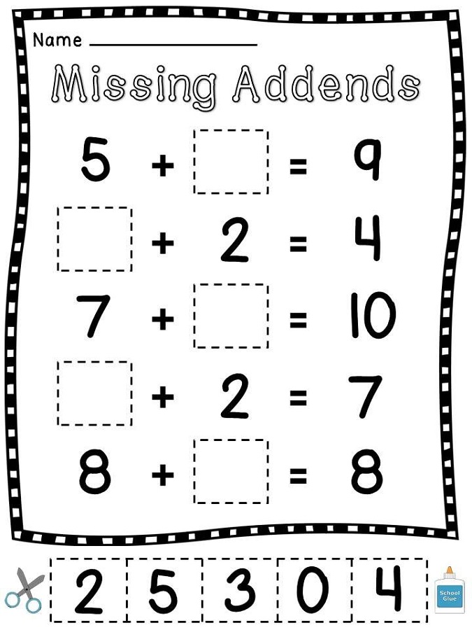 Free Printable Fun Math Worksheets For Kindergarten