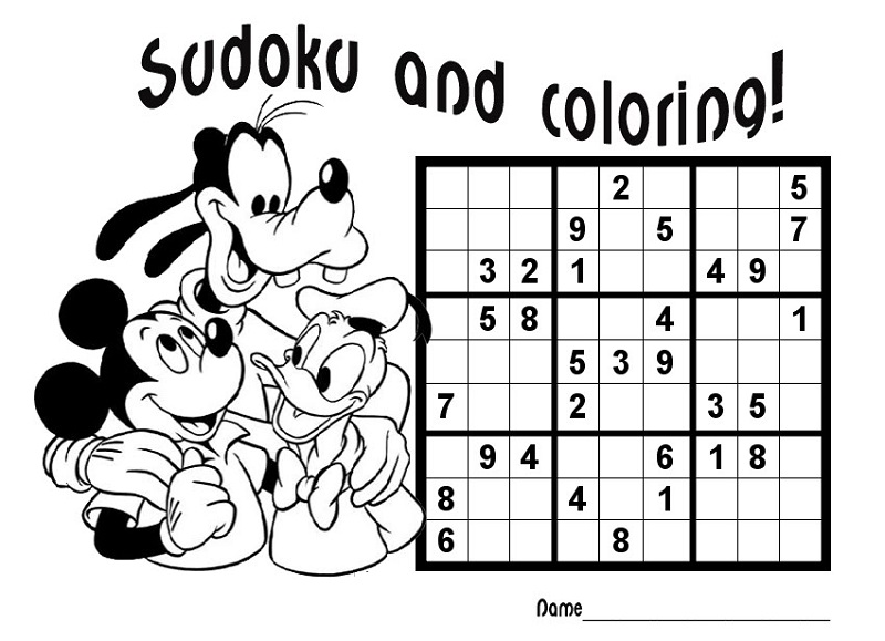 soduko for kids printable