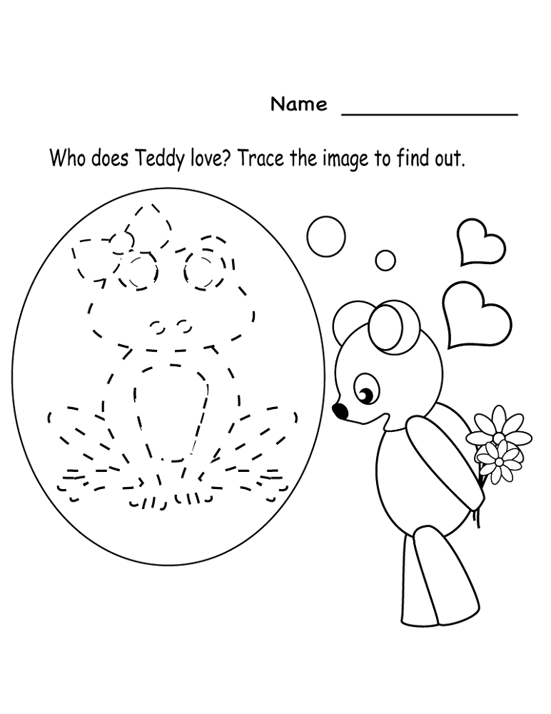 activity sheets for kids valentine