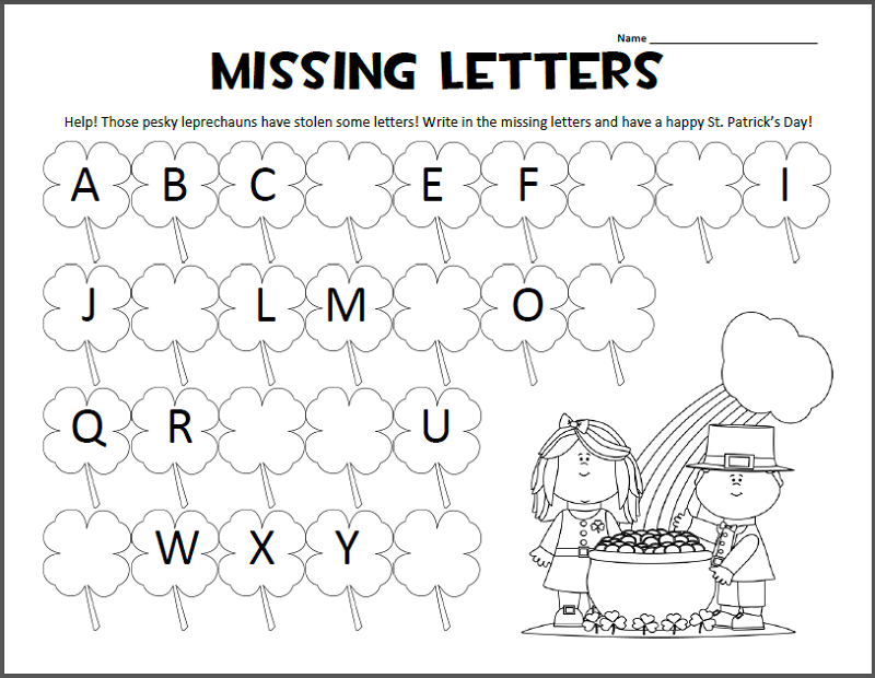 Alphabet Letter Worksheets Free | Activity Shelter