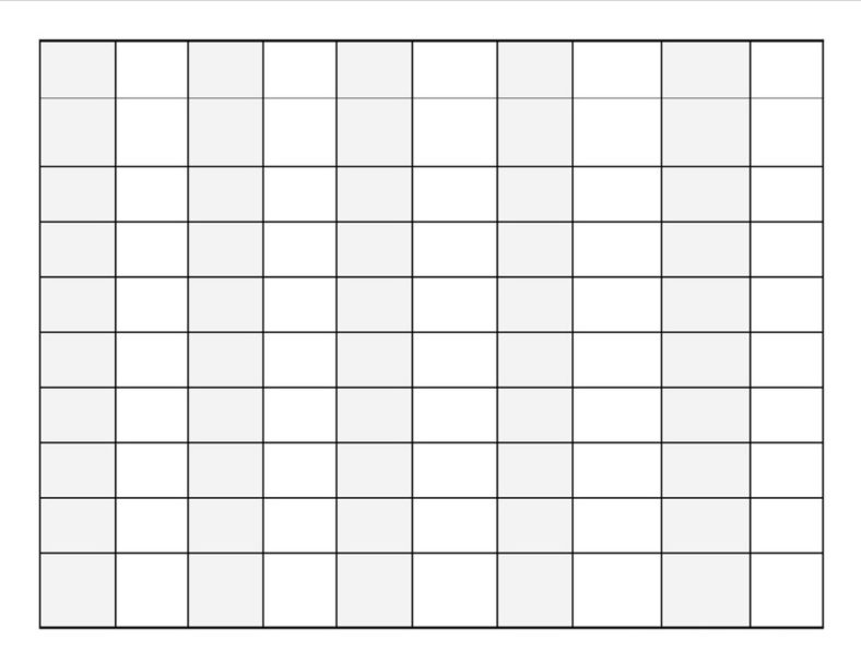 Printable Blank Number Charts 1 100 Activity Shelter