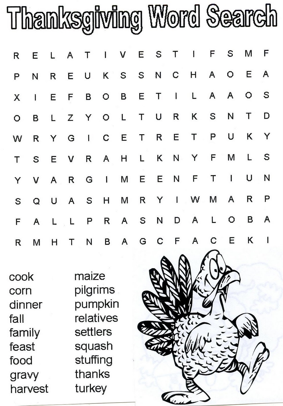 free kids word search printable